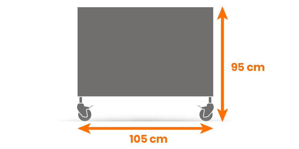 Letto elettrico lux dimensioni 105x95 cm