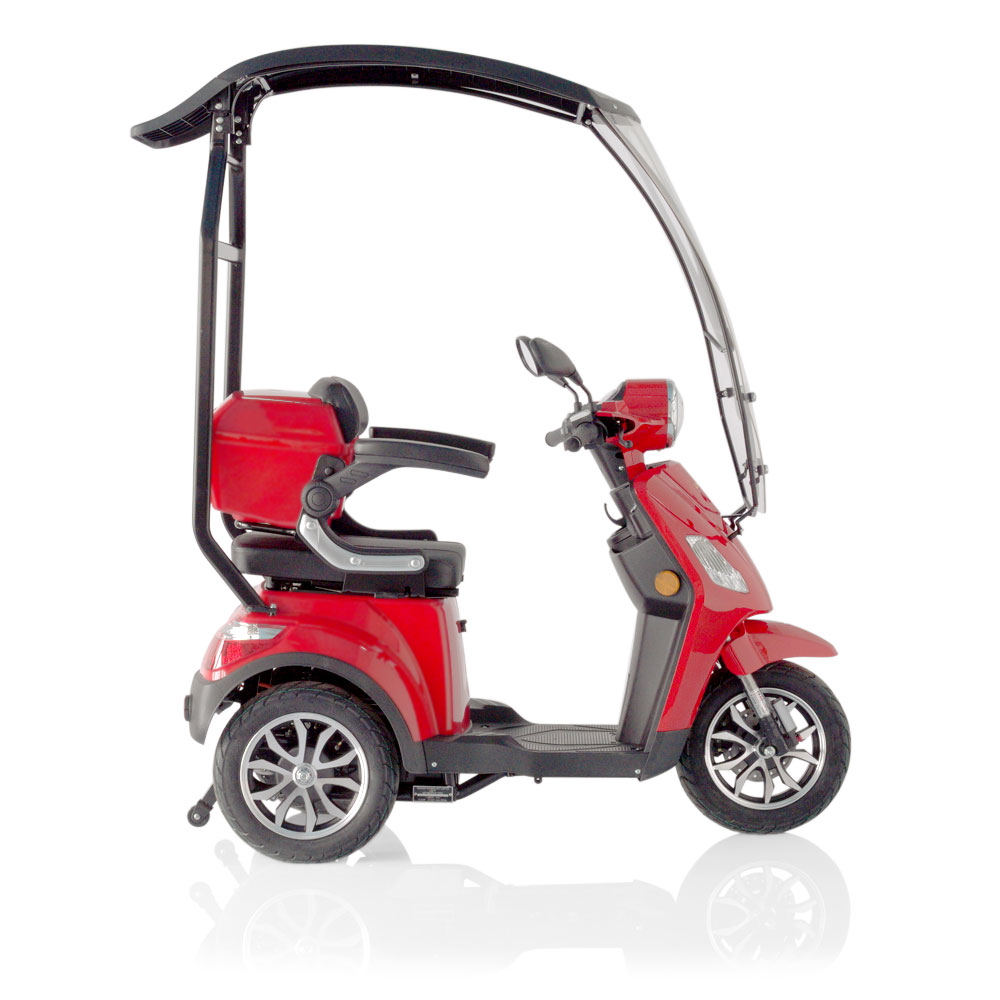 scooter elettrico treruote coperto