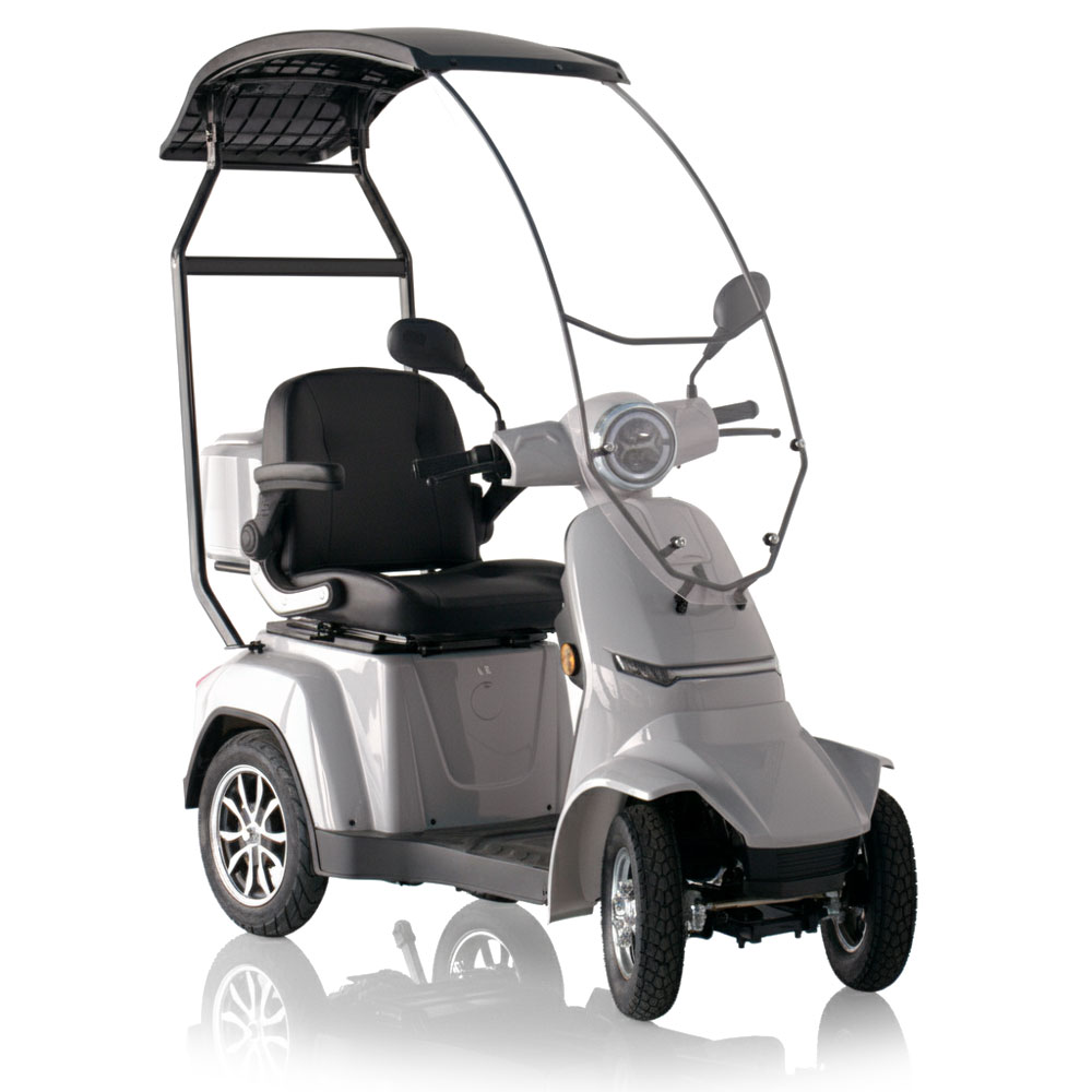 scooter elettrico vega4 con cappottina