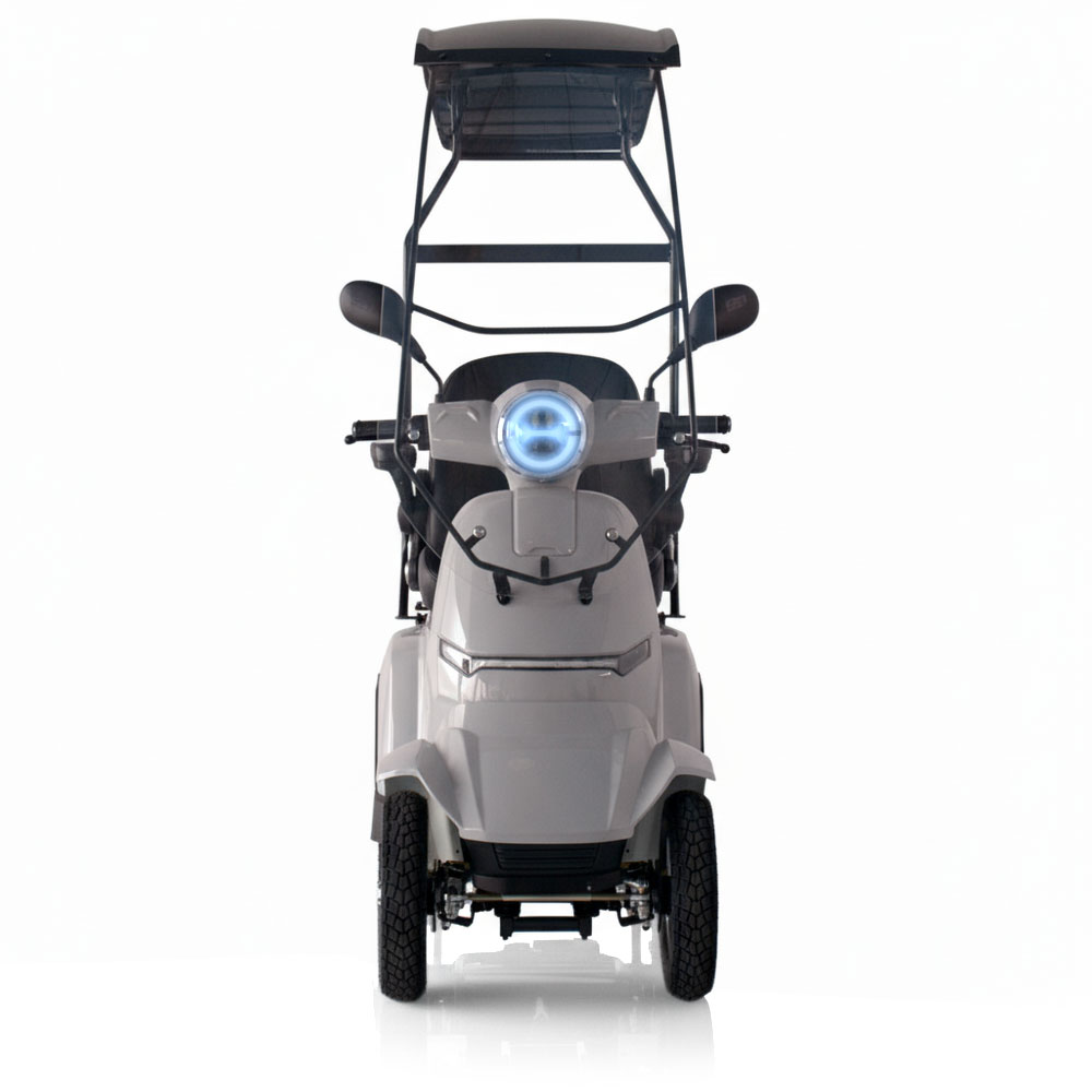 scooter elettrico vega4 con cappottina