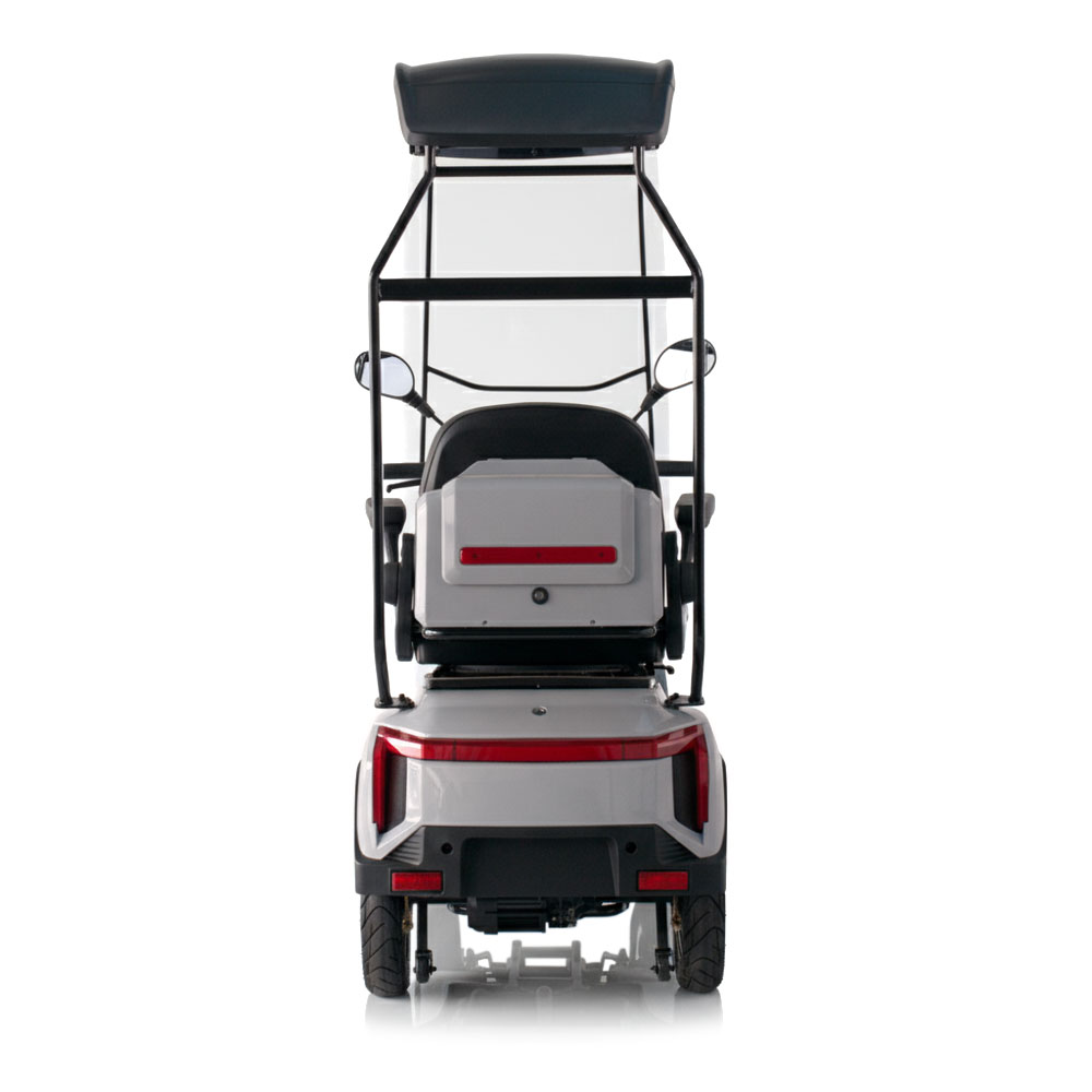 scooter elettrico vega4 con cappottina