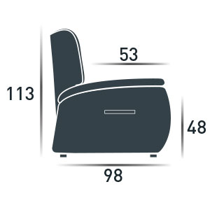 Misure poltrona relax