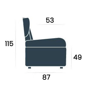 Misure poltrona relax