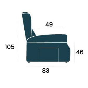 Misure poltrona relax