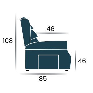 Misure poltrona relax